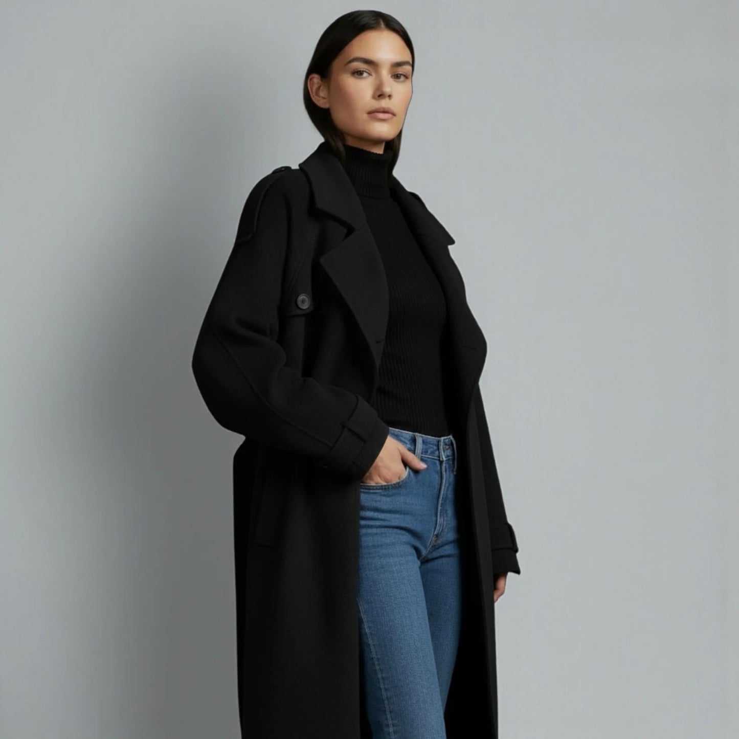 Mila Oversized Wool Coat | by Kiora