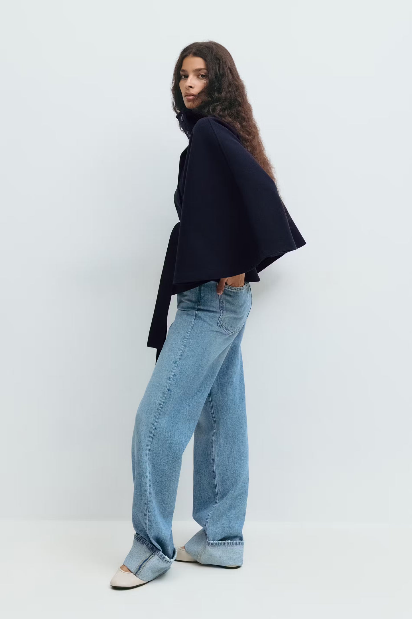 Jade Cape Coat | by Kiora