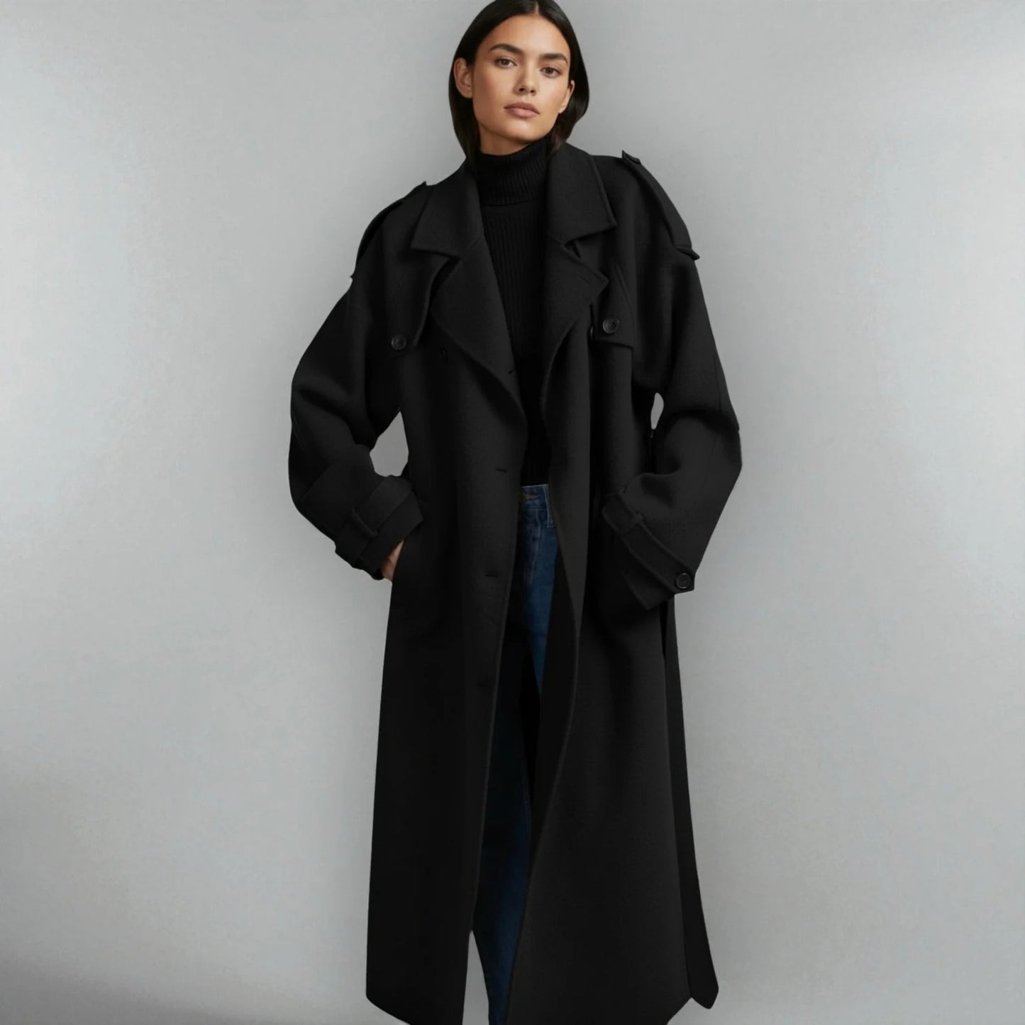 Mila Oversized Wool Coat | by Kiora