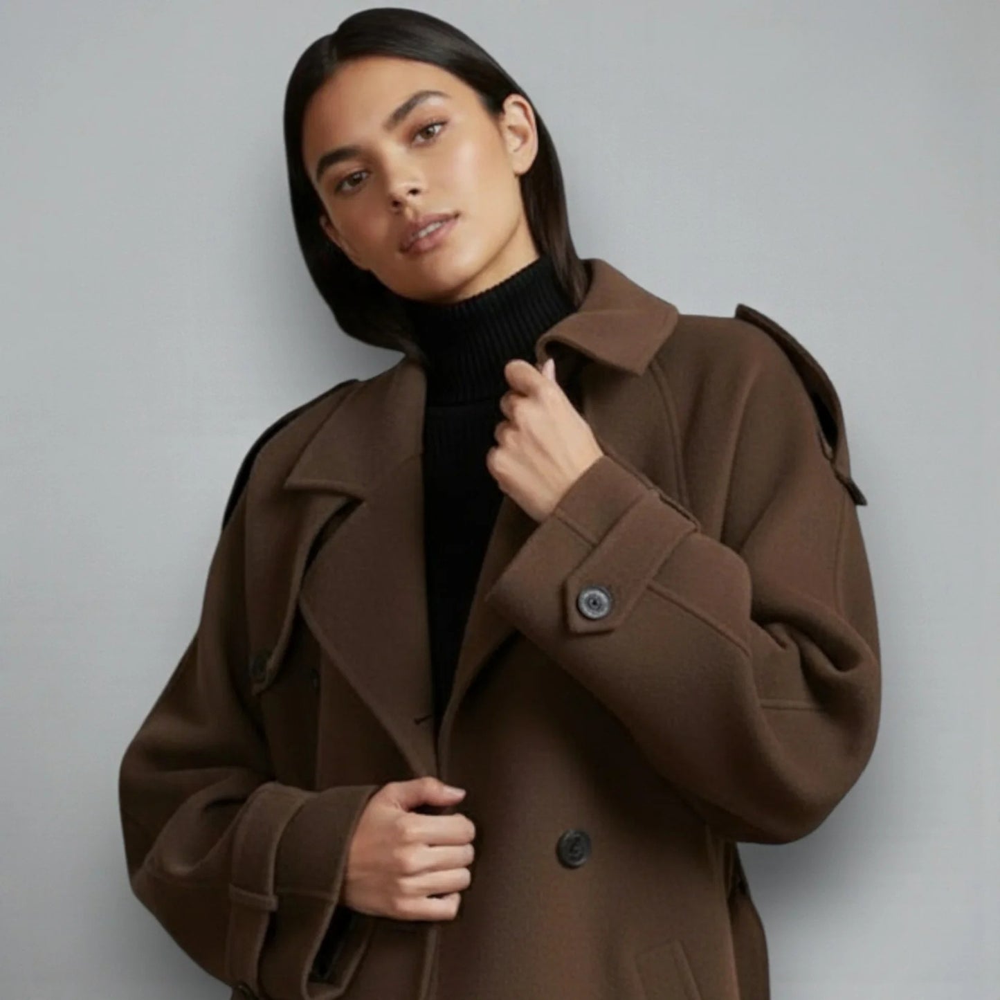 Mila Oversized Wool Coat | by Kiora