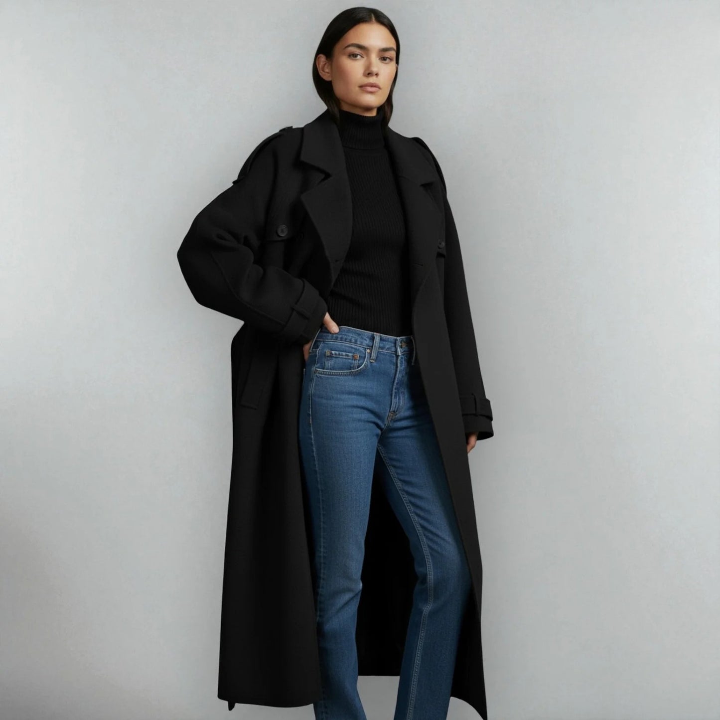 Mila Oversized Wool Coat | by Kiora